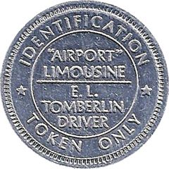 Token - Airport Limousine Bus Oakland, California