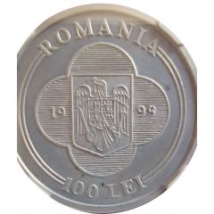 100 Lei Visit of Pope John Paul II of Rome to Romania, Pattern