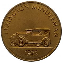 Franklin Mint - Collection of Antique Car Coins - Series 2 Lexington Minuteman