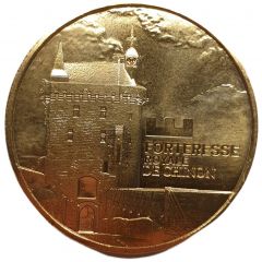 Jeton Touristique - Monnaie de Paris - forteresse royale de chinon