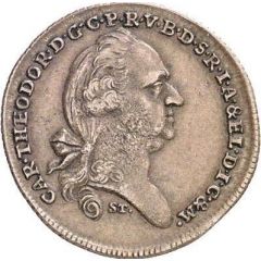 1 Ducat - Charles Theodore Donaugold-Dukat - Copper Pattern
