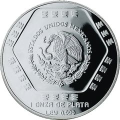 5 Nuevos Pesos Dintel 26 - 1 oz Silver Bullion