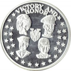 16 Oz Silver Operation Desert Storm
