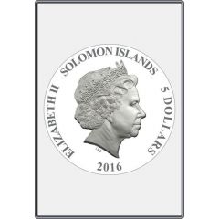 5 Dollars - Elizabeth II Apollo and Marsyas