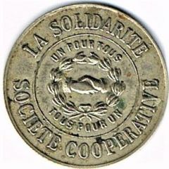 Un franc - La Solidarité Société Coopérative - Roanne 42