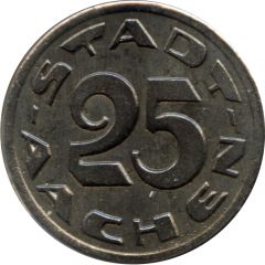 25 Pfennig - Aachen