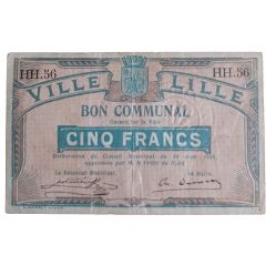 5 Francs - Ville de Lille