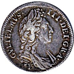 1 Shilling - William III 1st bust, York mint