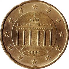 20 Euro Cents 1st map