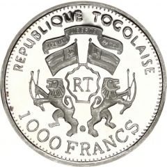 1000 Francs CFA Panthera Pardus