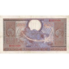 1000 Francs / 200 Belgas