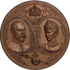 Medal - George V Coronation, C. Winter, bronze