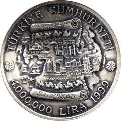 4 000 000 Lira Silk Route - Uygur