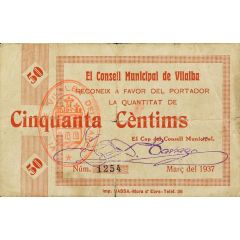 50 Céntimos Vilalba del Arcs