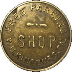 Parking Token - Free Parking Shop Wilkinsburg, Pennsylvania
