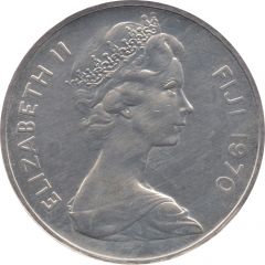 1 Dollar - Elizabeth II Independence of the Dominion of Fiji