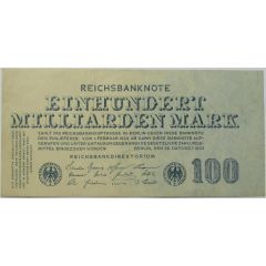 100 000 000 000 Mark Reichsbanknote