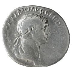 Denarius - Trajan COS VI P P S P Q R, Mars