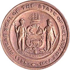 Token - Thirteen Colonies Delaware