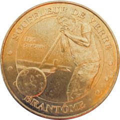 Jeton touristique - Monnaie de Paris - Souffleur de verre - Brantôme