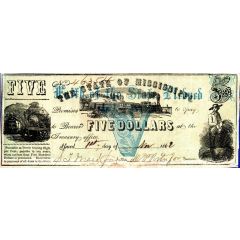 5 Dollars State of Mississippi