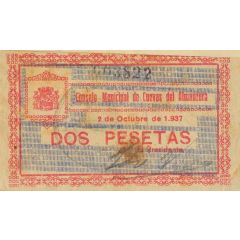 2 Pesetas Cuevas del Almanzora