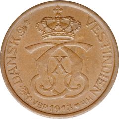 1 Cent / 5 Bit - Christian X