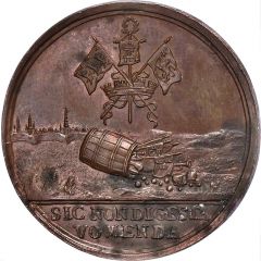 Medal - Capitulation of the city of Tönning bronze issue