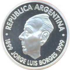 1 Peso Jorge Luis Borges