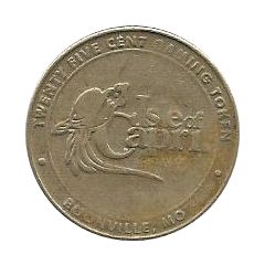 25 Cent Gaming Token - Isle of Capri Booneville, Missouri