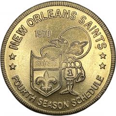 Token - New Orleans Saints Fourth Season Schedule