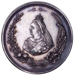 Medalet - Victoria Diamond Jubilee; S. Kohn, 25mm