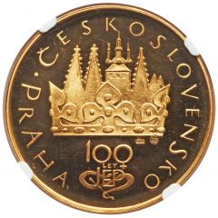 100 Korun Jan Evangelista Purkyně