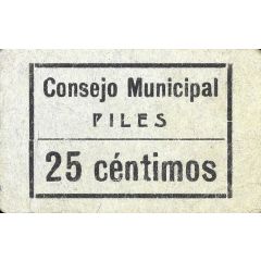 25 Céntimos Piles