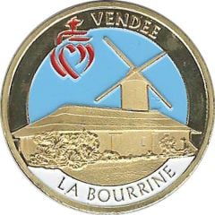 Jeton touristique - Souvenir et Patrimoine - La Bourrine - Vendée