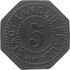 5 Pfennig - Landau