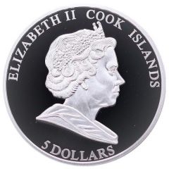 5 Dollars - Elizabeth II Vatican State anniversary