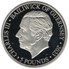 5 Pounds - Charles III Life and Legacy of Queen Elizabeth II