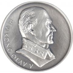Medal - Norges Konger I Moderne Tid Olav V
