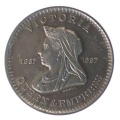 Medalet - Victoria Diamond Jubilee; H. Ross, silver