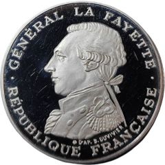 100 Francs La Fayette Piedfort, Proof