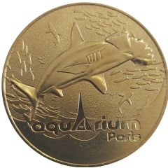 Tourist token - Monnaie de Paris - Aquarium de Paris Requin marteau