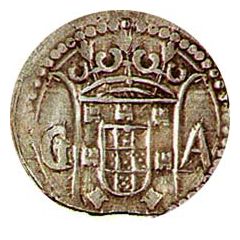 1 Tanga - João IV Goa mint to Ceilão