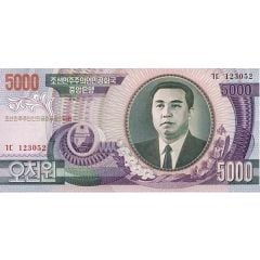 5000 Won Foundation of the DPRK
