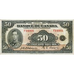 50 Dollars French
