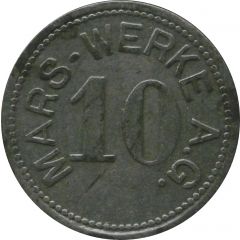 10 Pfennig - Nürnberg Mars Werke A.G.