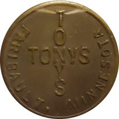 Token - Tony`s Inn Faribault, Minnesota