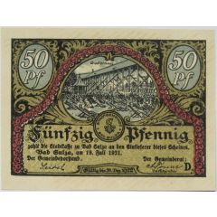 50 Pfennig Spa Series - Issue D