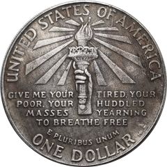 Replica - 1 Dollar Statue of Liberty