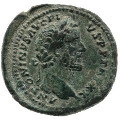 As - Antoninus Pius FORTVNA OBSEQVENS COS IIII S C, Fortuna